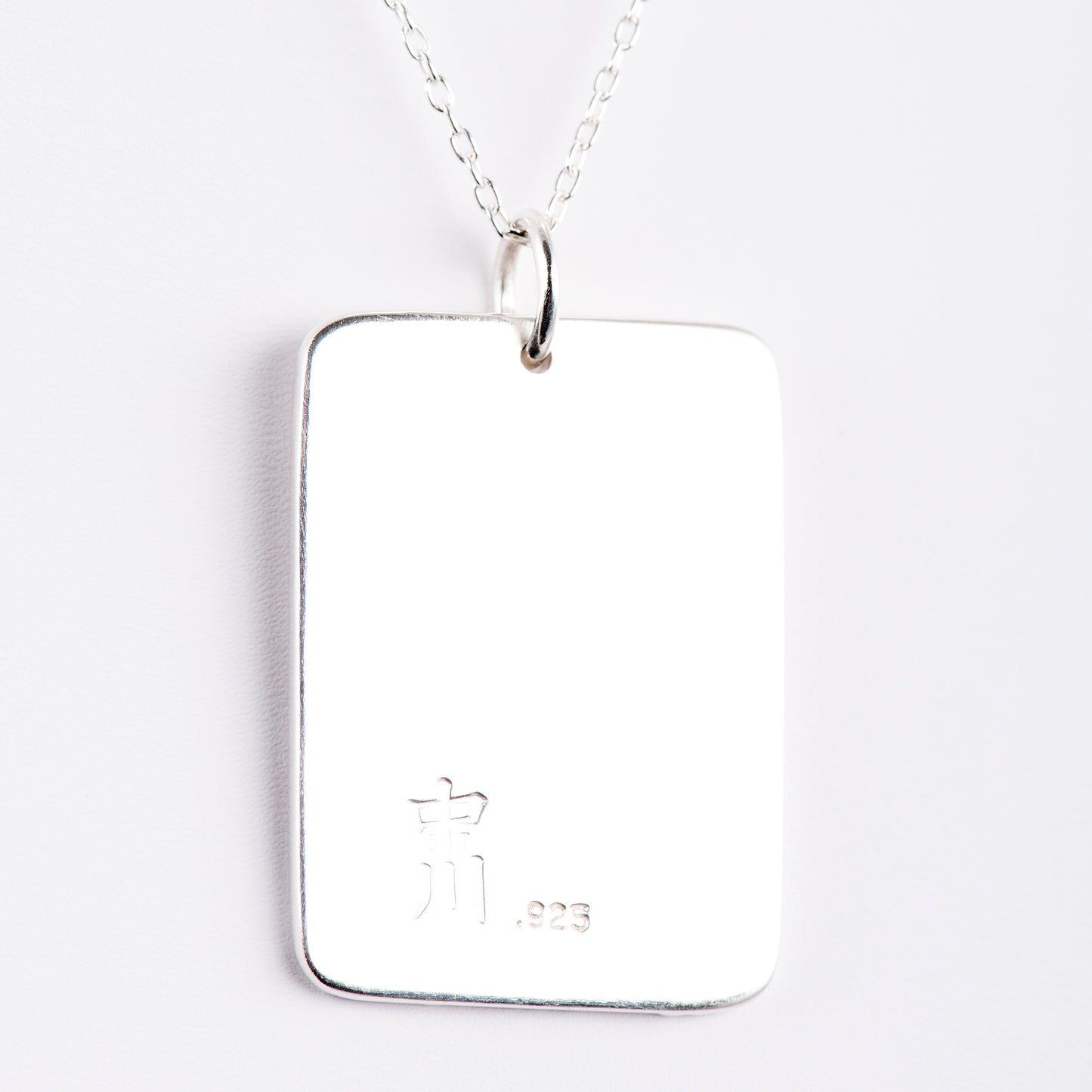 Pendant Featuring Hand-Stamped Traditional Japanese Asanoha Pattern