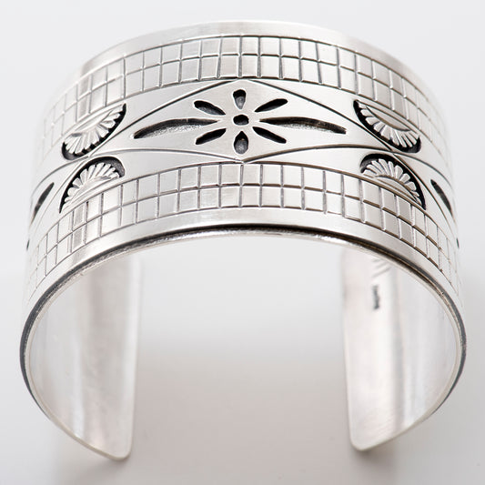 Overlay Cuff Inspired by Japanese Wood Panel