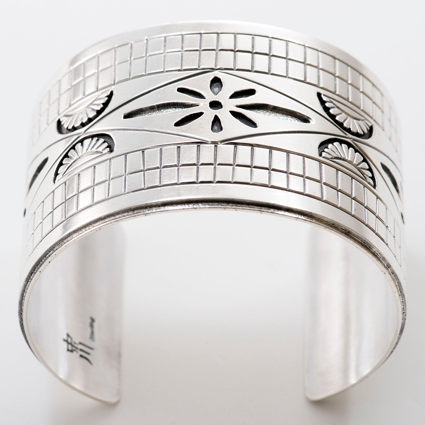 Overlay Cuff Inspired by Japanese Wood Panel