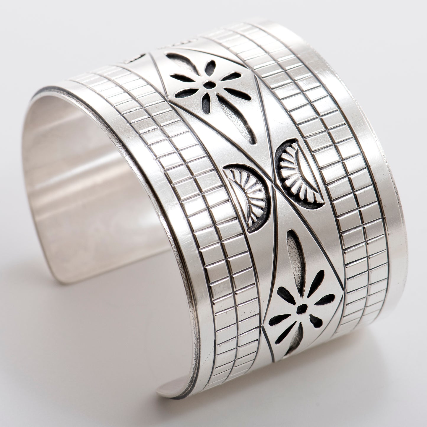 Overlay Cuff Inspired by Japanese Wood Panel