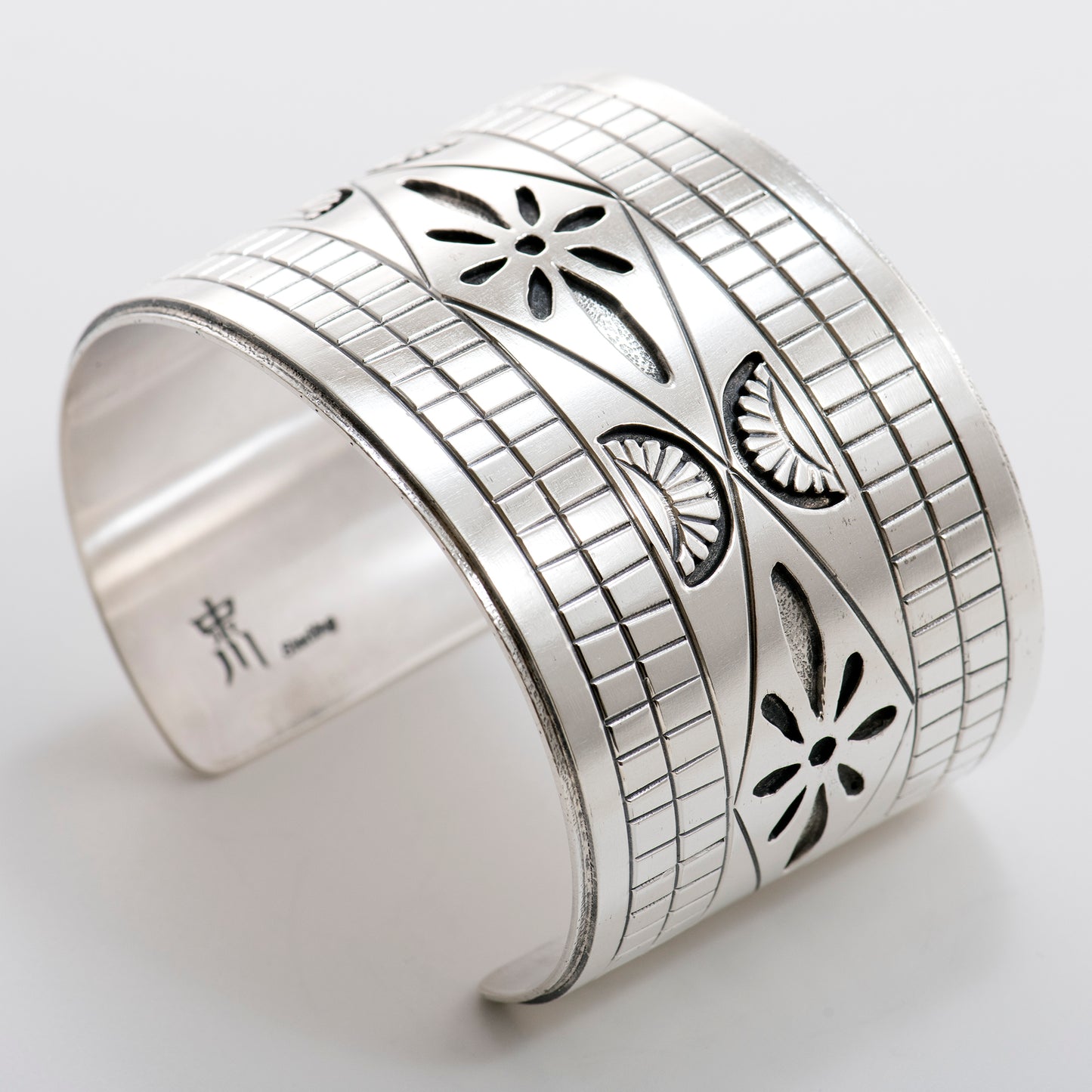 Overlay Cuff Inspired by Japanese Wood Panel